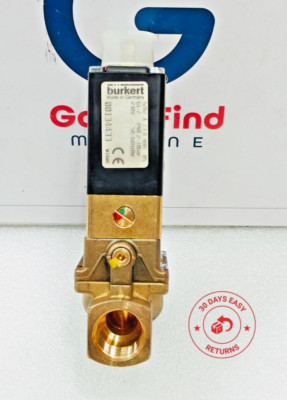 BURKERT Typ 5282 Servogesteuerte 2/2-Wege Magnetventil 00134433 2-10 Bar Neu