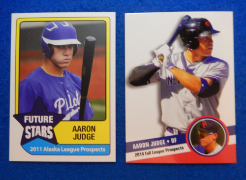 Lot of 2 AARON JUDGE Rookie Cards, Minor Leagues, Hot Shot Prospects  Near Mint - Picture 1 of 2