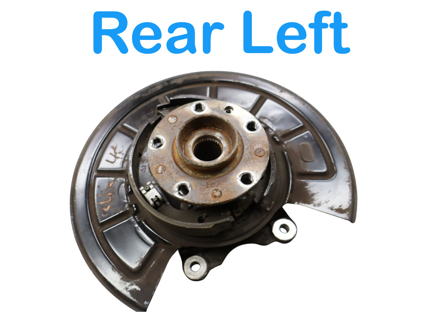14-17 Maserati Ghibli Rear Left Driver Side Spindle Knuckle Hub 670006804 Oem
