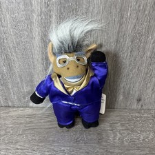 Infamous Meanies New Vintage 1998 Donkeyng the Promoter Plush Purple Suit Retro