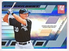 2004 Donruss Elite Magglio Ordonez Career Best Combo Jersey Bat #CB-26 (06/50)