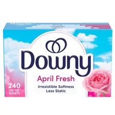 Downy April Fresh Scent Anti-static Fabric Softener Dryer Sheets(240-Count)