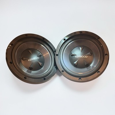 Kenwood KFC-W112S 12  Subwoofer Pair 8 Ohm 200W RMS   1 Working 1 For Parts