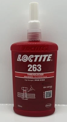 Loctite 263 250mL High Strength Bolt Nut Threadlocker 8.45oz EXP 02/2027 FRESH!