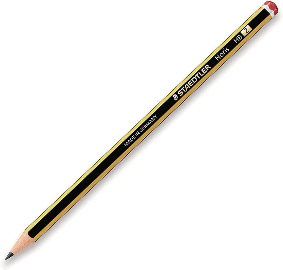 Lápices Staedtler Noris 1-100 HB oficina escuela artesanía arte dibujo resistente a la rotura Foto 2 de 4