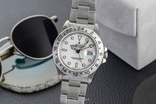 Rolex Explorer II White Dial Acciaio Automatico Orologio Uomo Ref. 16570 serie T
