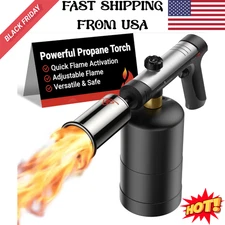 Propane Torch One-Touch Max Fire Cooking Blow Torch Grill Sous Vide Tool