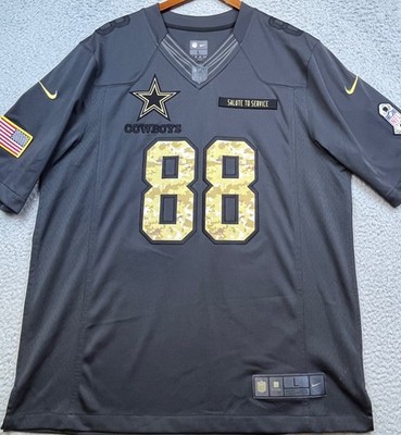 Dallas Cowboys Nike Jersey Mens Large Dez Bryant #88 Camo Salute