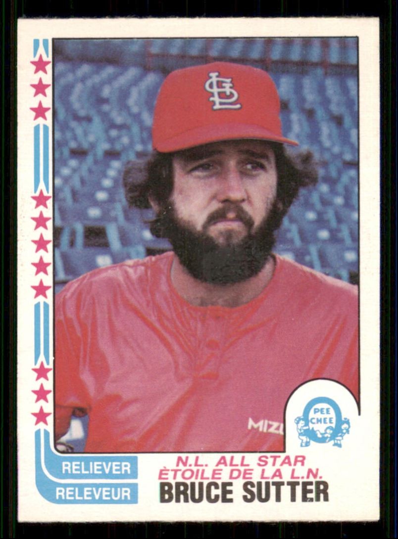 1982 O-Pee-Chee Bruce Sutter St. Louis Cardinals #260