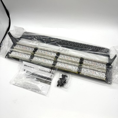 Cable Matters 19'' Cat6 Rackmount Wallmount 48-port Cat6 Rj45 180212 Patch Panel