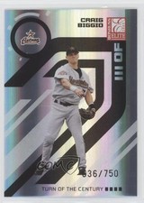 2005 Donruss Elite Turn of the Century 636/750 Craig Biggio #72 HOF 0l2