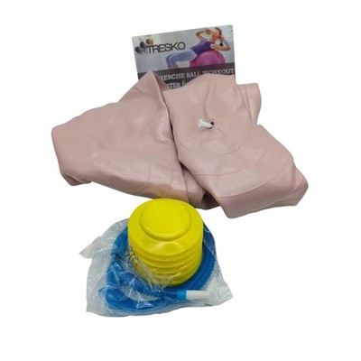 TRESKO Gymnastikball Yoga 75 cm bis 300 kg ohne BPA