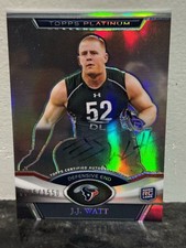 2011 Topps Platinum JJ Watt Rookie ON CARD Auto /1550 RC TEXANS HOF