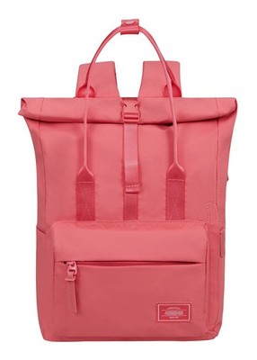 American Tourister UG16 Backpack City Puff Rucksack Pink Glitch koralle