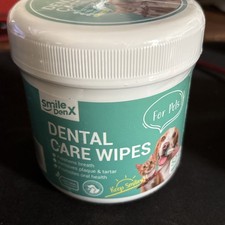 Smile DenX Dental Care Wipes Pets Reduces Plaque Freshens 50ct Sealed NEW