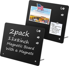 2 Pack Magnetic Board - Black Magnet Display Stand