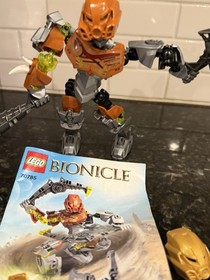 LEGO BIONICLE: Pohatu-Master of Stone (70785)--90% Complete with Manual!