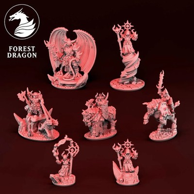 Forest Dragon - Despoilers Heroes (10mm Epic Scale Fantasy Miniatures)