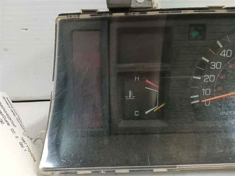 89446 Velocímetro MPH Cabezal Solo Sin Tacómetro de 1987 TOYOTA (11238678 Foto 2 de 4