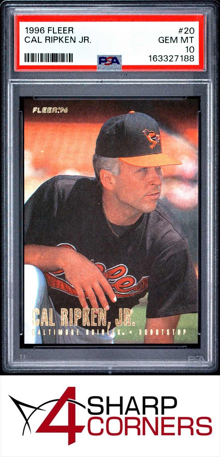 1996 FLEER #20 CAL RIPKEN JR. ORIOLES HOF PSA 10