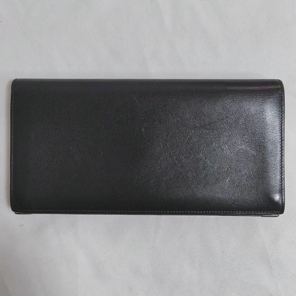 Auténtica Cartera Internacional Cartier Must de Cartier Cuero Negro Plateado Foto 3 de 4