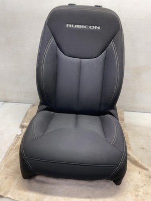Jeep JK Wrangler Rubicon 4Door Passenger Black Cloth Front Seat 2011-2017 164024