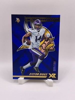 2018 Panini XR Stefon Diggs Blue #/199