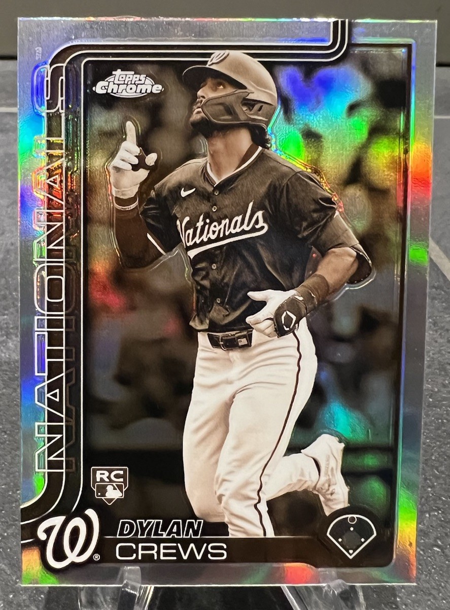 2025 Topps Chrome - Dylan Crews #146 Sepia Refractor (RC)