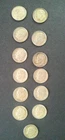 Roosevelt Silver Dimes Lot of 13 Circulated 1961-1964 US Coins No Reserve