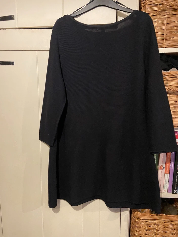 COS Tunic Jumper Women’s 3/4 Sleeve Swing Top Size Large - Image 4 of 4
