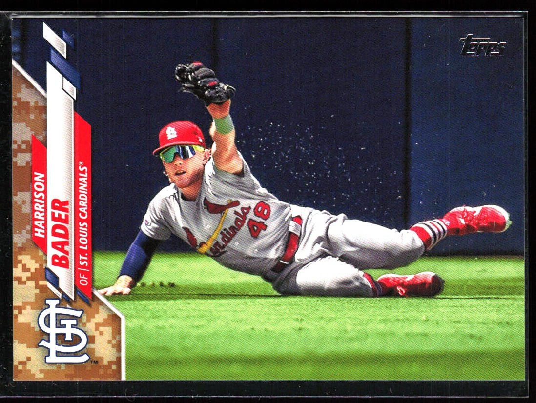 2020 Topps #461 Harrison Bader Camo SSP /25 St. Louis Cardinals