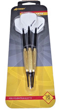 Soft Tip White Darts (3) Accudart Recreation  16 Gram Poly Flights & Shaft - New