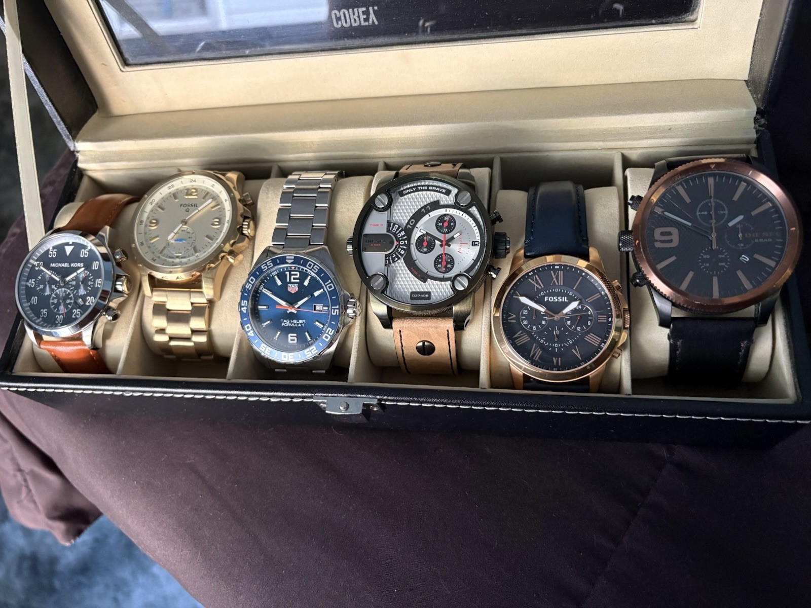 Watch Lot Men’s (x8) - Tag Heuer, Michael Kors, Fossil, Seiko, Diesel, Maserati
