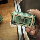 Vintage Teal/Green Train Salt And Pepper Shaker Set, 1950s , Arden Trolly Museum — photo 5
