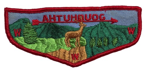 Ahtuhquog Lodge 540 F1 Twill First Flap Potomac Council Cumberland, MD