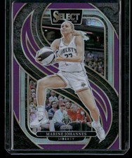 2025 Panini Select WNBA #183 Marine Johannes Purple Prizms #/149