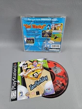 Animaniacs Ten Pin Alley PlayStation Video Game Bowling Multiplayer CIB PS1