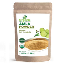 Organic Amla Powder - 1.1 lbs or 17.54oz Amalaki, USDA Organics, Non-GMO, Kosh