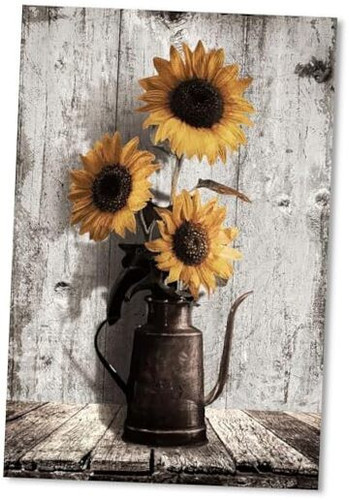 Rustic Sunflower Wall Decor: Sunflower Decorations 35L" x 24W" Sunflowers