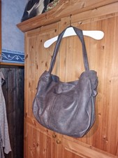 comptoir des cottoniers Tasche echt leder dunkel grau 