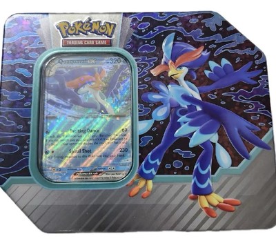 Pokemon TCG Paldea Partners Tin - Quaquaval Ex - 5 Pokemon TCG Booster Packs 