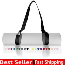 Yoga Mat Strap MAT NOT Included 2 Sizes with Extra Thick  Comfy Delicate T...