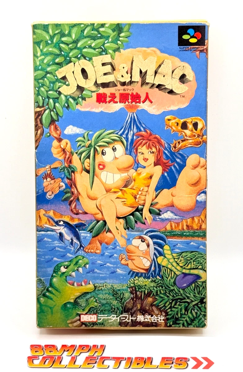 Joe & Mac Nintendo SNES Video Games for sale | eBay