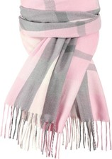 Trifabricy Winter Scarfs for Women, Cashmere Feel Plaid Scarf, Long Blanket Scar