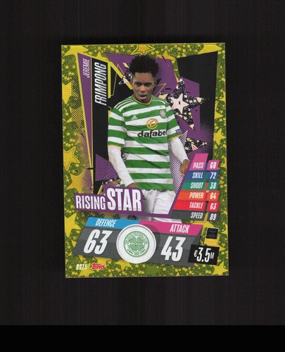 2020-21 Topps Match Attax #RS15 Jeremie Frimpong Gold Holo Soccer Card