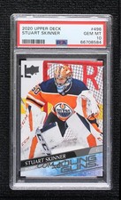 2020-21 Upper Deck Young Guns Stuart Skinner #496 PSA 10 GEM MT 7p8