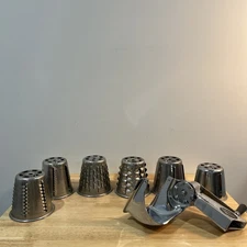 VTG SALADMASTER Manual Hand Crank Food Processor Slicer Shredder Missing Stand