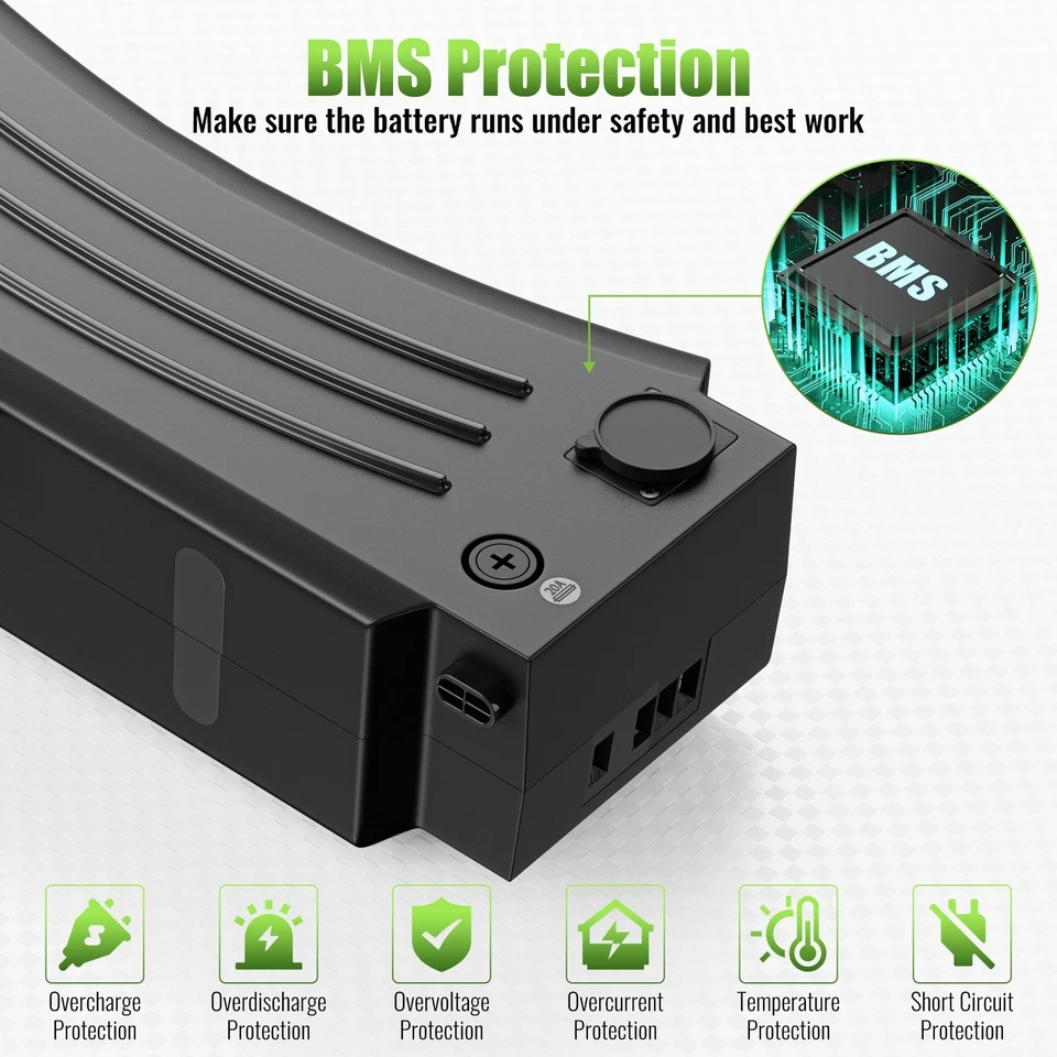 E-Bike Akku 24V 10.4Ah für Samsung SDI-2510B SDI Side-Click 24V Schwarz - Bild 4 von 4