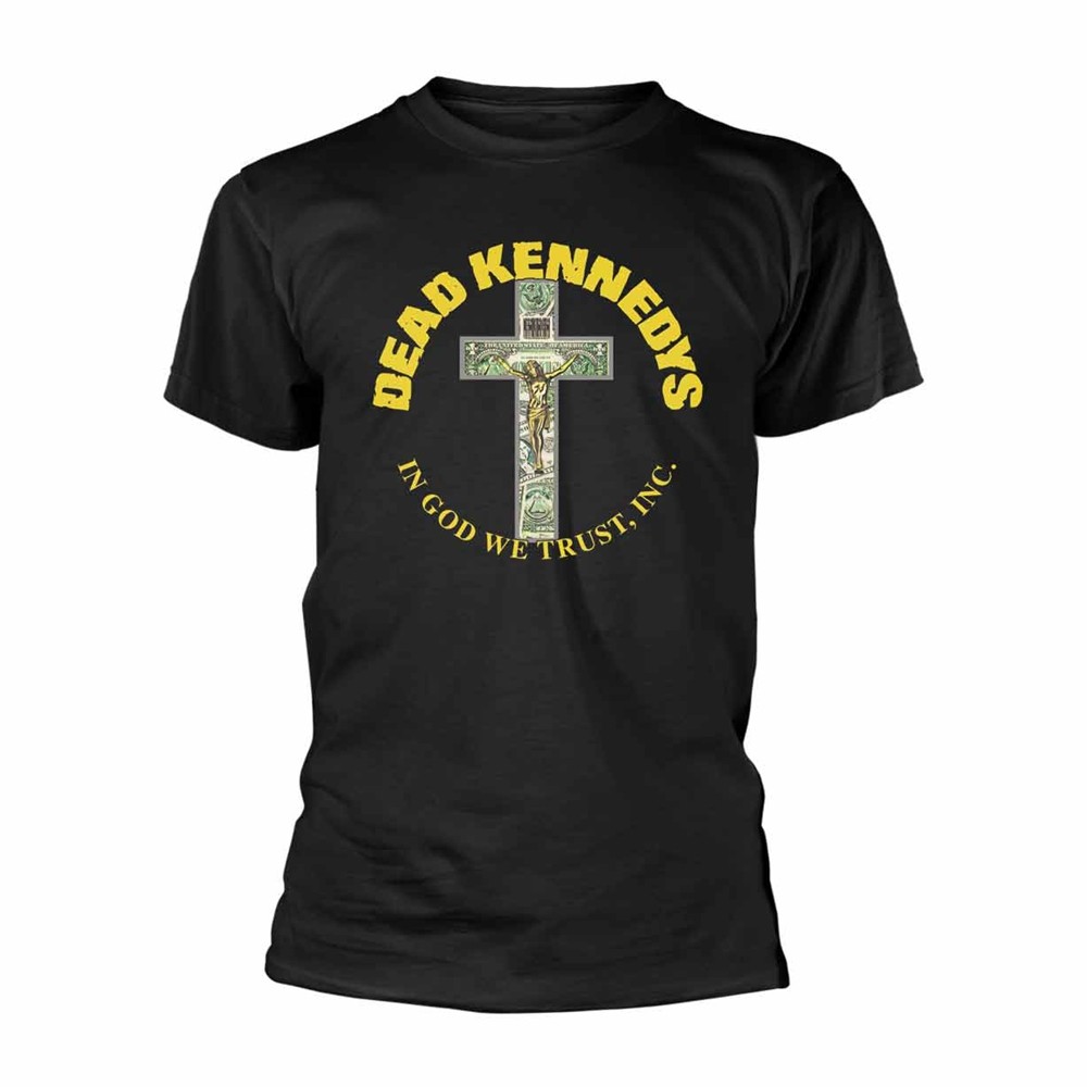 DEAD KENNEDYS - IN GOD WE TRUST 2 ЧЕРНАЯ футболка среднего размера 4690₽