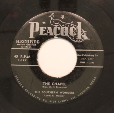 The Southern Wonders - 45 - The Chapel / As An Adler Stirreth Her Nest Auf Peace